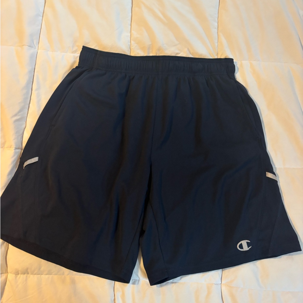 Champion Men's Dark Blue Athletic Shorts